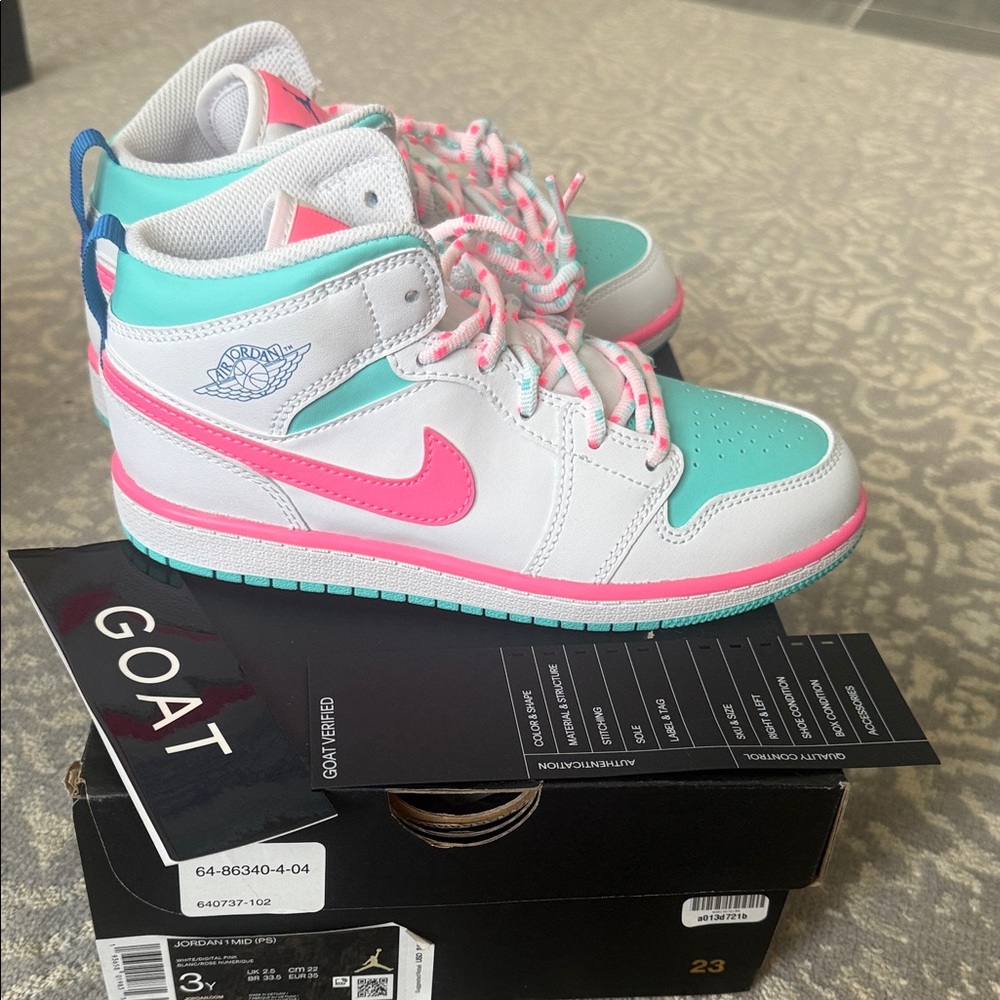 Jordan 1 MID (PS) Digital Pink 3Y